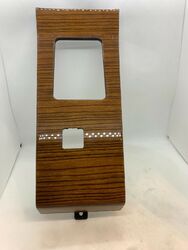 NEU RESTAURIERT SCHALTKONSOLE SCHALTBRETT  ECHT  ZEBRANO HOLZ FÜR MERCEDES W124 