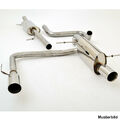 Friedrich Motorsport 76mm Duplex Auspuff Sportauspuff Anlage für Audi TT 8J Fron