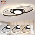 LED Luxus Decken Lampe Schlaf Zimmer Ring Design Switch DIMMER Leuchte 48W