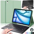 Für iPad 5/6/7/8/9/10th Gen Air 3 4 5 6 Pro 11 QWERTZ Tastatur Maus Schutzhülle