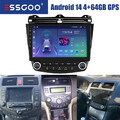 10" Für Honda Accord 7 VII 2003-2007 Android 14 Autoradio GPS Navi WIFI BT 4+64G