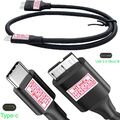 USB C auf Micro-B Datenkabel kabel für Externe Festplatte TOSHIBA STOR.E HDD