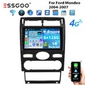 Autoradio 6+128G Android 14 Carplay Für Ford Mondeo 2004-2007 GPS Navi 8-Core AM