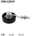 SKF VKM 62049 Spannrolle, Keilrippenriemen passend für NISSAN RENAULT