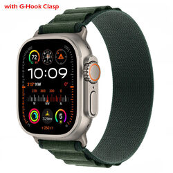 Nylon Armband für Apple Watch Series 3 4 5 6 7 8 9 10 Ultra Alpine Loop 45/49mm