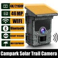 Solar WLAN 4K 46MP Wildkamera Jagdkamera Fotofalle Nachtsicht Überwachungskamer