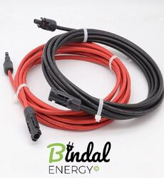 Solarkabel Verlängerungskabel schwarz und rot 4/6 mm² Stecker Solarstecker MC 4Hikra Plus, KBE Enco Solarkabel 4 und 6 mm² wasserdicht