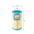 Luftfilter Filtereinsatz 27.630.00 UFI für FIAT LANCIA ALFA ROMEO