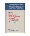 Einführung in die Allgemeine Betriebswirtschaftslehre, Wöhe, Günter
