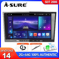 2+64G Android 14 CarPlay GPS Autoradio SWC Für Opel Zafira Corsa Astra DAB+ Kam