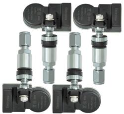 4x TPMS Reifendrucksensoren Metallventil Gunmetal für Saab Opel Vauxhall Chevrol