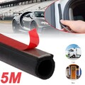 5m D- Typ Autotürdichtung Gummidichtung Selbstklebend Dichtband Kfz Tür Fenster