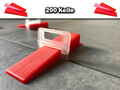Fliesen Nivelliersystem Zuglaschen Verlegehilfe für Fliesen 1mm,1,5mm,2mm,2,5mm 