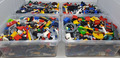 1 KG Lego® LEGO ca.700-1000 Teile - Kiloware - Platten Räder Steine; Used