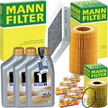MANN INSPEKTIONSPAKET+MOBIL1 0W-40 ÖL passend für SMART 450 CITY FORTWO 0.6+0.7