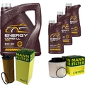 MANN-FILTER Inspektionspaket 8L MANNOL Energy Combi LL 5W-30 für Audi A4