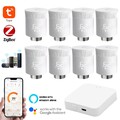 Tuya APP SMART WLAN Heizkörper Thermostat Set Ventil Heizung Alexa Google App^^