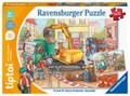 Ravensburger tiptoi Puzzle 00137 Puzzle für kleine Entdecker: Baustelle, Pu ...