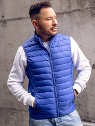 Weste Bodywarmer Jacke Steppweste Basic Zip Ärmellos Sport Herren BOLF Übergangs