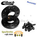 Eibach Pro-Spacer Spurplatten schwarz 46mm p.A. für Audi Q7 4LB :: 2006 >> 2015