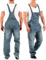 Jet Lag Herren Latz Jeans Overall denim long Herrenhose Latzhose Latzjeans Hose
