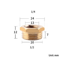 Reduktion Reduzierung Messing Reduzierstück Reduziernippel AG auf IG Fitting Neu