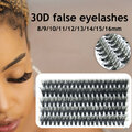 100 Cluster Natur Kunst Nerz Künstliche Wimpern Einzeln Wimpern Damen Beauty /