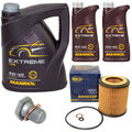 Motoröl Set MANNOL Extreme 5W-40 7 Liter + Ölfilter + Schraube für BMW 1er 3er