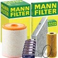 MANN FILTER INSPEKTIONSPAKET SET passend für AUDI A6 C7 A7 4G 2.8 FSI 204 PS