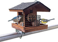 ® Vogelfutterhaus Vogelhaus für Balkon wetterfest Futterhaus Handarbeit Gartenvö