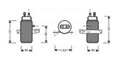AVA QUALITY COOLING SBD043 Trockner, Klimaanlage für SAAB