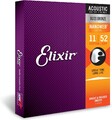 Elixir® 11027 Saiten 80/20 Bronze Akustik-Gitarrensaiten mit NANOWEB® B