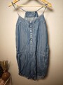 👖 edc by Esprit Jeans Playsuit Latzshorts Overall XS 34 Sommer Denim Spaghetti