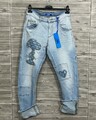 Sexy Woman Damen Jeans Neu Italy Strech S M L XL Baggy Restposten Snoopy S.