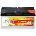 Versorgungsbatterie 12V 120Ah Sunrise EFB Solarbatterie Wohnmobil Bootsbatterie