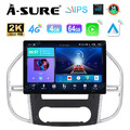 13.1"4+64GB Autoradio Android 14 2K Navi Für Mercedes-Benz Vito W447 2014-2023