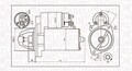 MAGNETI MARELLI Anlasser Starter 063721202010 für MERCEDES KLASSE Model S203 Bus