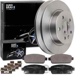 EuroBrake BREMSSCHEIBEN 268mm + BELÄGE HINTEN passend für OPEL MOKKA + MOKKA XHA 268x12mm // alle Modelle // Baujahr 2012 - 2017