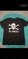 St Pauli T-Shirt XS-S 34-36 Schwarz Totenkopf Kult 