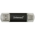 Intenso Twist Line USB-Stick  64 GB Anthrazit 3539490 USB-A, USB-C®, USB-A (U...