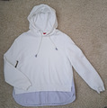 s.Oliver - chices Sweatshirt Hoody mit Bluseneinsatz Layering in Gr. 38