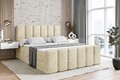 Boxspringbett mit Matratze, Boxbett, Topper, Polsterbett mit Bettkasten BOXI1-Z