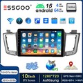 10 Zoll Android 15 Autoradio Apple Carplay GPS 4+64GB Für TOYOTA RAV4 2013-2018