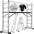 Arbeitsplattform Arbeitsbühne Klappbar Arbeitspodest Gerüstleiter Alu Plattform