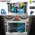 Für Opel Corsa C/D Zafira B Astra H Android 14 Apple Carplay Autoradio DAB +KAM
