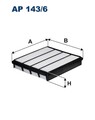 Luftfilter FILTRON AP 143/6 Filtereinsatz für TOYOTA LAND CRUISER 200 VDJ200