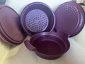 TUPPERWARE Microgourmet lila Dampfgarer Mikrowelle 