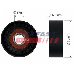 ORIGINAL® Fast Spannrolle, Keilrippenriemen für Opel ZAFIRA / ZAFIRA FAMILY B