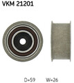 SKF (VKM 21201) Umlenk-/Führungsrolle, Zahnriemen für AUDI