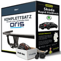 Anhängerkupplung ORIS starr für SKODA Rapid Fließheck +E-Satz Kit